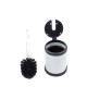 Йоржик для унітазу підлоговий Mixxus Topper-TB0201 White колір білий (MI7094)