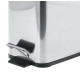 Відро для сміття з плавним закриттям прямокутне Zerix Sansa-TC0105 SS Color 5л колір нержавіюча сталь