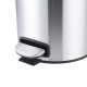 Відро для сміття з плавним закриттям кругле Mixxus Ellipse-TC0205 SS Color 5л колір нержавіюча сталь (MI707