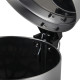 Відро для сміття з плавним закриттям кругле Zerix Solo-TC0205 SS Color 5л колір нержавіюча сталь (ZX5888)