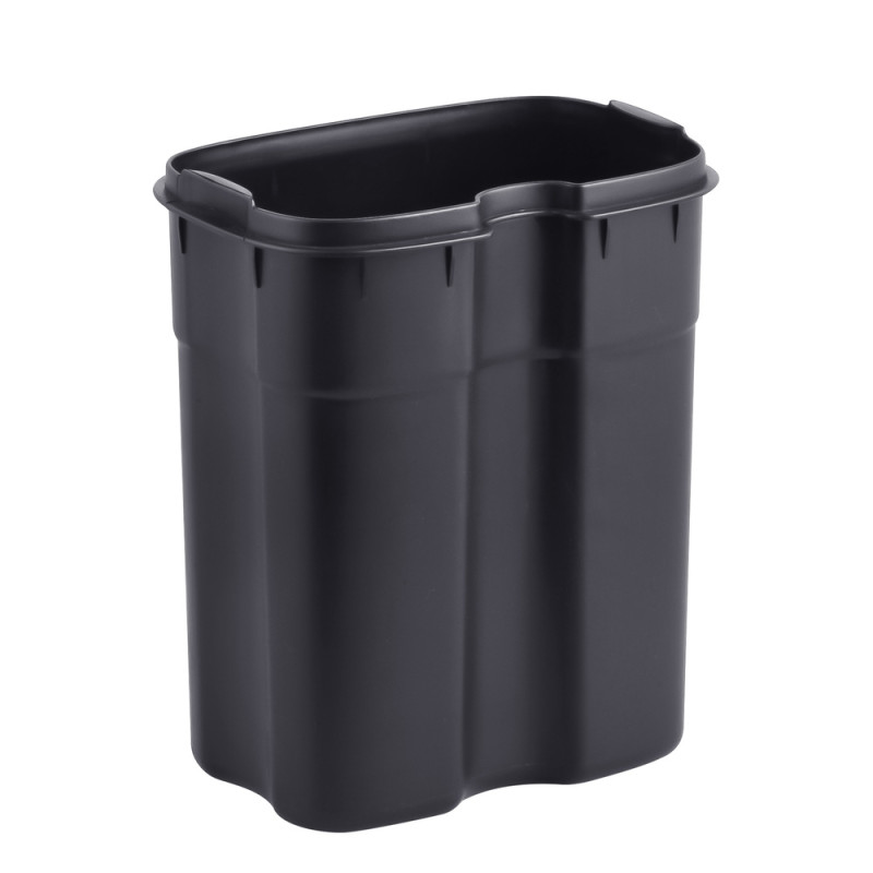 Відро для сміття з плавним закриттям прямокутне Mixxus Premium Style-TC0305 SS Color 5л колір нержавіюча сталь