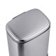 Відро для сміття з плавним закриттям прямокутне Mixxus Premium Style-TC0305 SS Color 5л колір нержавіюча сталь