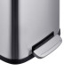 Відро для сміття з плавним закриттям прямокутне Mixxus Premium Style-TC0305 SS Color 5л колір нержавіюча сталь