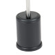 Йоржик для унітазу підлоговий Mixxus Topper-TB0201 Black колір чорний (MI7095)