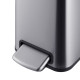 Відро для сміття з плавним закриттям прямокутне Mixxus Premium Quadro-TC0105 SS Color 5л колір нержавіюча сталь