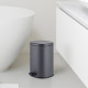 Відро для сміття з плавним закриттям овальне Mixxus Premium Olivary-TC0105 Graphite 5л колір графіт