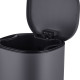 Відро для сміття з плавним закриттям овальне Mixxus Premium Olivary-TC0105 Graphite 5л колір графіт