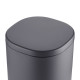 Відро для сміття з плавним закриттям овальне Mixxus Premium Olivary-TC0105 Graphite 5л колір графіт