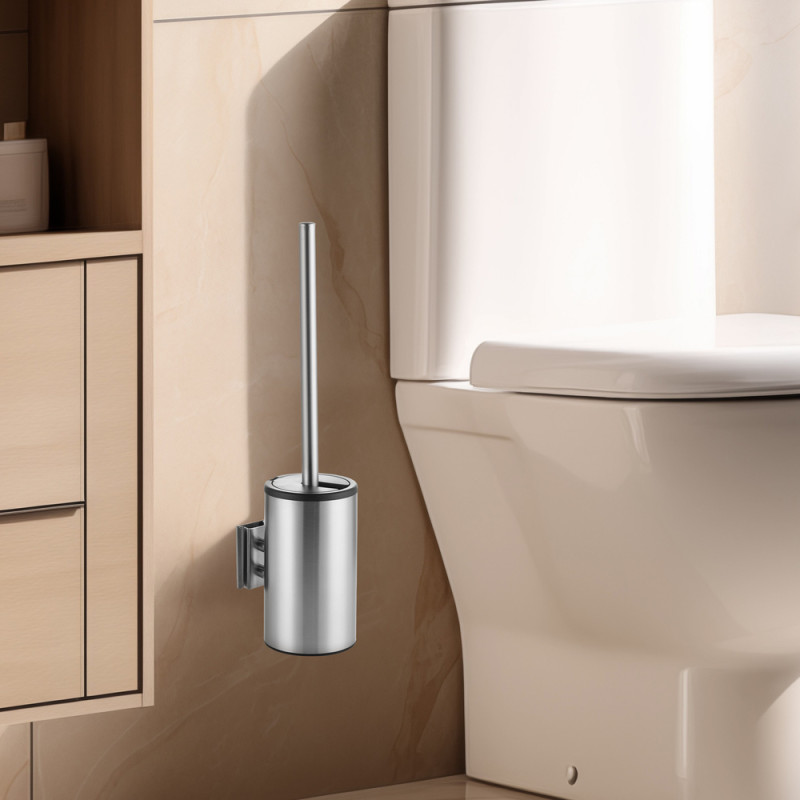 Йоржик для унітазу підлоговий\настінний Mixxus Premium Diverse-TB0102 SS Color колір нержавіюча сталь (MI7069)
