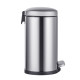 Відро для сміття з плавним закриттям овальне Mixxus Premium Topper-TC0205 SS Color 5л колір нержавіюча сталь