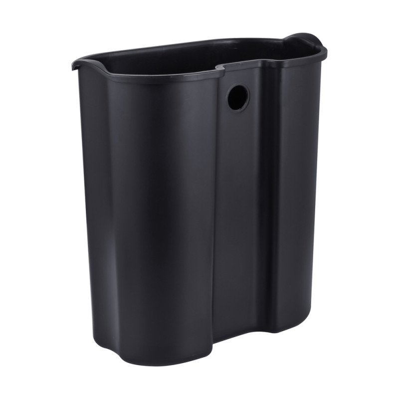 Відро для сміття з плавним закриттям овальне Mixxus Premium Topper-TC0205 SS Color 5л колір нержавіюча сталь