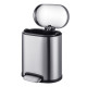 Відро для сміття з плавним закриттям овальне Mixxus Premium Topper-TC0205 SS Color 5л колір нержавіюча сталь