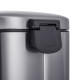 Відро для сміття з плавним закриттям овальне Mixxus Premium Topper-TC0205 SS Color 5л колір нержавіюча сталь