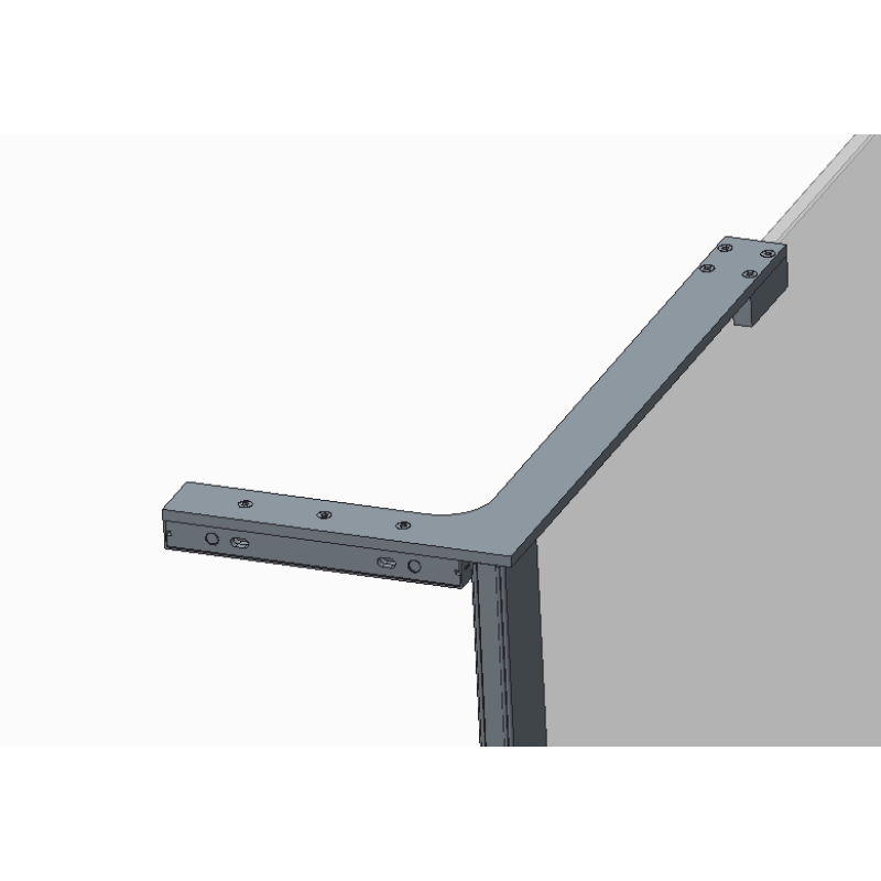 Душевая перегородка Koer SR SP02-100x200-TR-12 Walk-In проз.стекло Easy Clean 8мм, матовое золото (