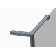 Душевая перегородка Koer SR SP02-100x200-TR-12 Walk-In проз.стекло Easy Clean 8мм, матовое золото (