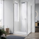 Душевая кабина без поддона Koer SR SC08-90x90x200-TR-01 прозрачное стекло Easy Clean 6мм, хром (KR5