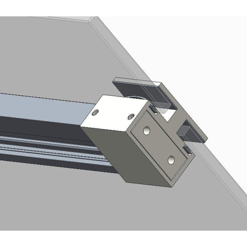 Дверь в нишу Koer SR SD02-140x200-TR-01 прозрачное стекло Easy Clean 8мм, хром (KR5383)