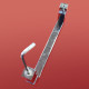 Дверь в нишу Koer SR SD02-140x200-TR-01 прозрачное стекло Easy Clean 8мм, хром (KR5383)