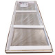 Дверь в нишу Koer SR SD02-140x200-TR-01 прозрачное стекло Easy Clean 8мм, хром (KR5383)