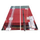 Дверь в нишу Koer SR SD02-140x200-TR-01 прозрачное стекло Easy Clean 8мм, хром (KR5383)