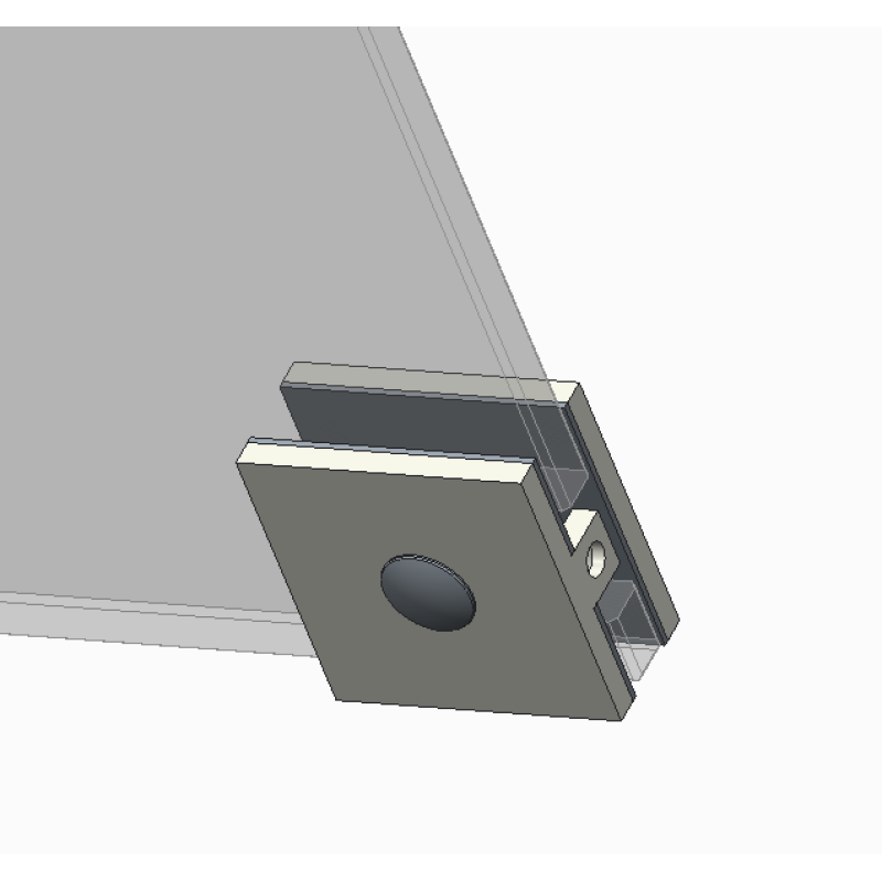 Дверь в нишу Koer SR SD02-140x200-TR-01 прозрачное стекло Easy Clean 8мм, хром (KR5383)