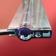 Шторки стеклянные на ванну Koer SR BS01-80x140-TR-01 прозрачное стекло 6мм, хром (KR5400)