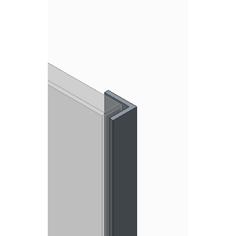 Дверь в нишу Koer SR SD04-120x200-TR-07 прозрачное стекло Easy Clean 10мм, графит (KR5388)