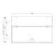 Дверь в нишу Koer SR SD04-120x200-TR-07 прозрачное стекло Easy Clean 10мм, графит (KR5388)