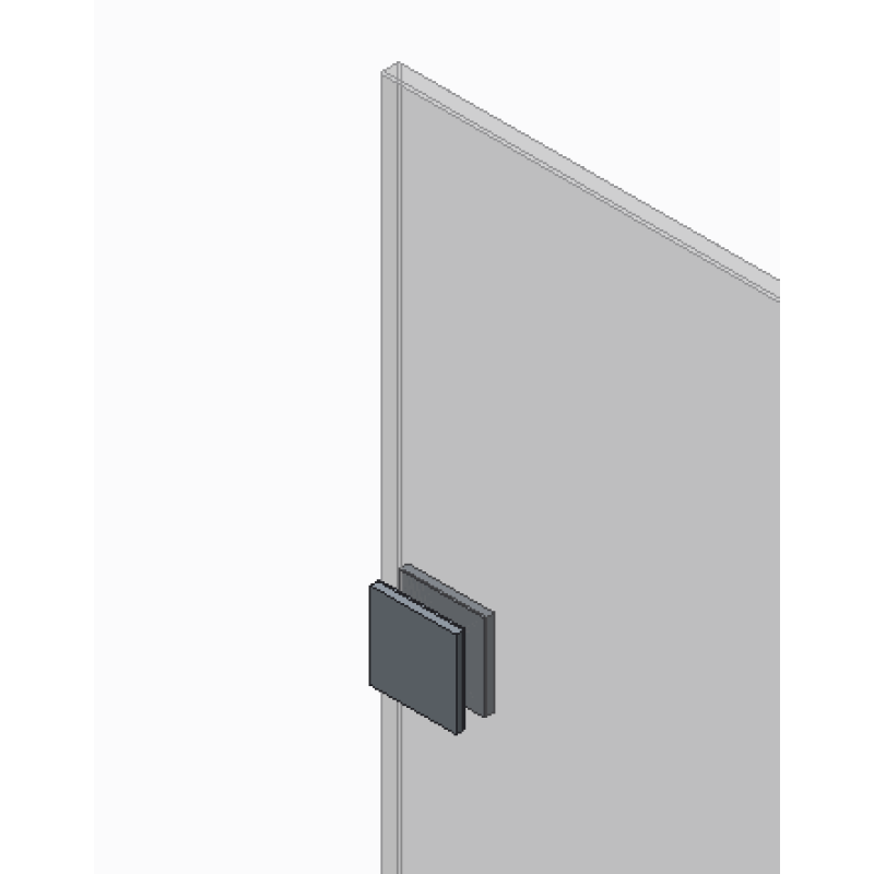 Дверь в нишу Koer SR SD04-120x200-TR-07 прозрачное стекло Easy Clean 10мм, графит (KR5388)