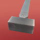 Дверь в нишу Koer SR SD04-120x200-TR-07 прозрачное стекло Easy Clean 10мм, графит (KR5388)