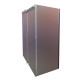 Дверь в нишу Koer SR SD01-120x200-TR-07 прозрачное стекло Easy Clean 8мм, графит (KR5378)