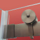 Дверь в нишу Koer SR SD01-120x200-TR-07 прозрачное стекло Easy Clean 8мм, графит (KR5378)