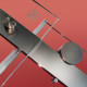 Дверь в нишу Koer SR SD01-120x200-TR-07 прозрачное стекло Easy Clean 8мм, графит (KR5378)