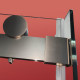 Дверь в нишу Koer SR SD01-120x200-TR-07 прозрачное стекло Easy Clean 8мм, графит (KR5378)
