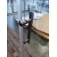 Дверь в нишу Koer SR SD01-120x200-TR-07 прозрачное стекло Easy Clean 8мм, графит (KR5378)