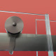 Дверь в нишу Koer SR SD01-120x200-TR-07 прозрачное стекло Easy Clean 8мм, графит (KR5378)