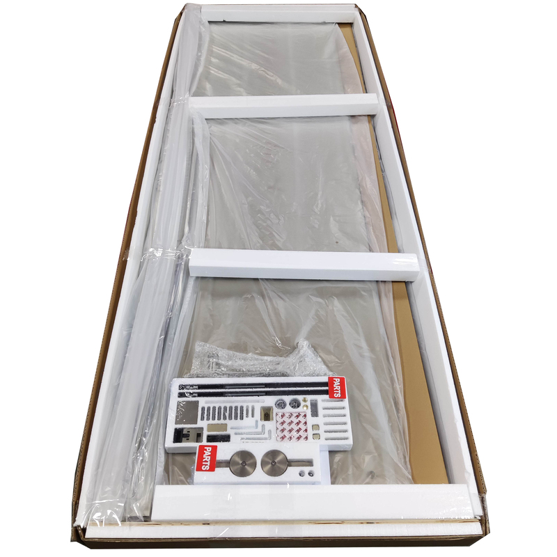 Дверь в нишу Koer SR SD01-120x200-TR-07 прозрачное стекло Easy Clean 8мм, графит (KR5378)
