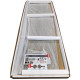 Дверь в нишу Koer SR SD01-120x200-TR-07 прозрачное стекло Easy Clean 8мм, графит (KR5378)