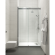 Дверь в нишу Koer SR SD01-120x200-TR-07 прозрачное стекло Easy Clean 8мм, графит (KR5378)