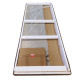 Дверь в нишу Koer SR SD04-120x200-TR-01 прозрачное стекло Easy Clean 10мм, хром (KR5387)