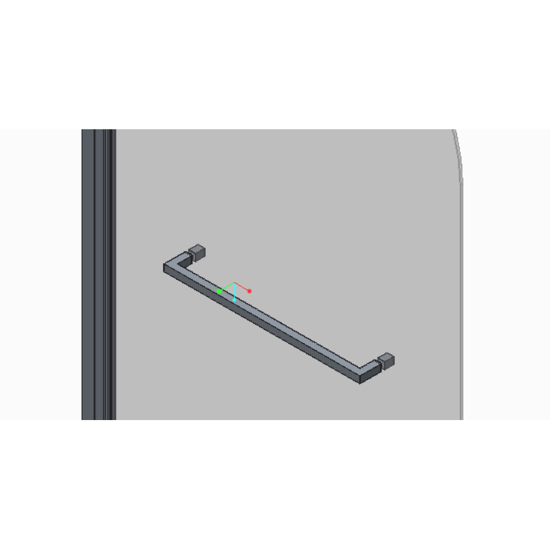 Шторки стеклянные на ванну Koer SR BS02-80x140-TR-01 прозрачное стекло 6мм, хром (KR5401)