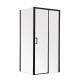 Душевая кабина без поддона Mixxus Premium DIVERSE SC03-120x80x195-TR Black прозрачное стекло 6мм (M