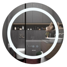 Дзеркало Mixxus Plain MC02-60 (годинник, LED-підсвічування, антизапотівання) (MI6012)