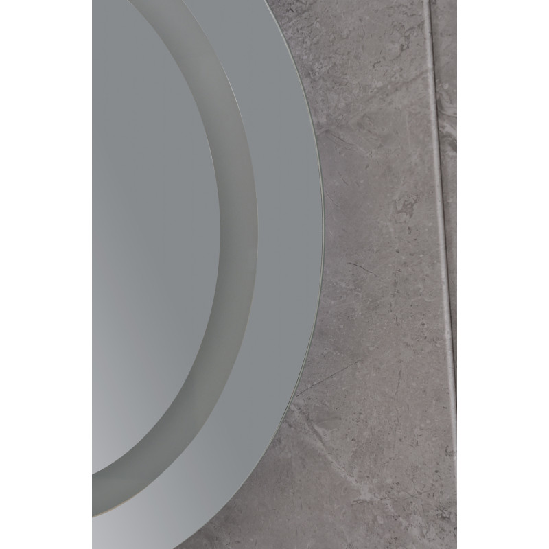 Дзеркало Mixxus Plain MC02-60 (годинник, LED-підсвічування, антизапотівання) (MI6012)