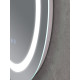 Дзеркало Mixxus Plain MC02-60 (годинник, LED-підсвічування, антизапотівання) (MI6012)