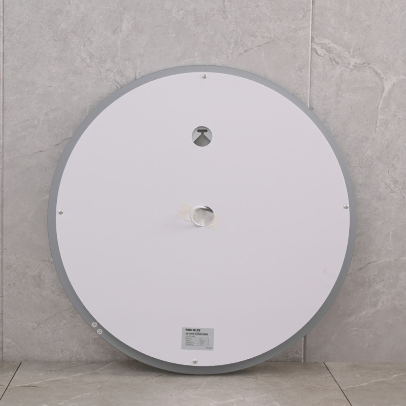 Дзеркало Mixxus Plain MC02-60 (годинник, LED-підсвічування, антизапотівання) (MI6012)