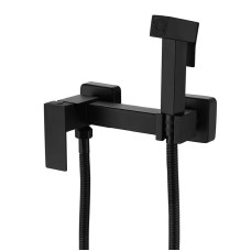Смеситель для гигиенического душа Zerix KUB-222 Black (нерж. сталь) (ZX4857)