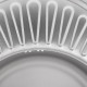 Кухонна мийка врізна з нержавіючої сталі овальна Zerix Z5745-06-160MD (micro decor) (ZS0562) колір Сталевий