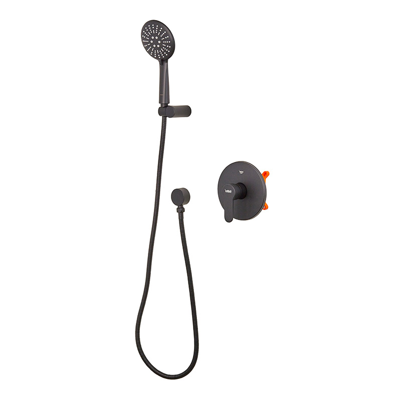 Змішувач для душу джойстиковий з латуні Haiba Amanda 003 (Inner) (HB3956) колір Чорний