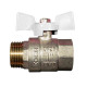 Кран шаровый Koer 1" ГШБ (KR.218.W) белый (KR0184)